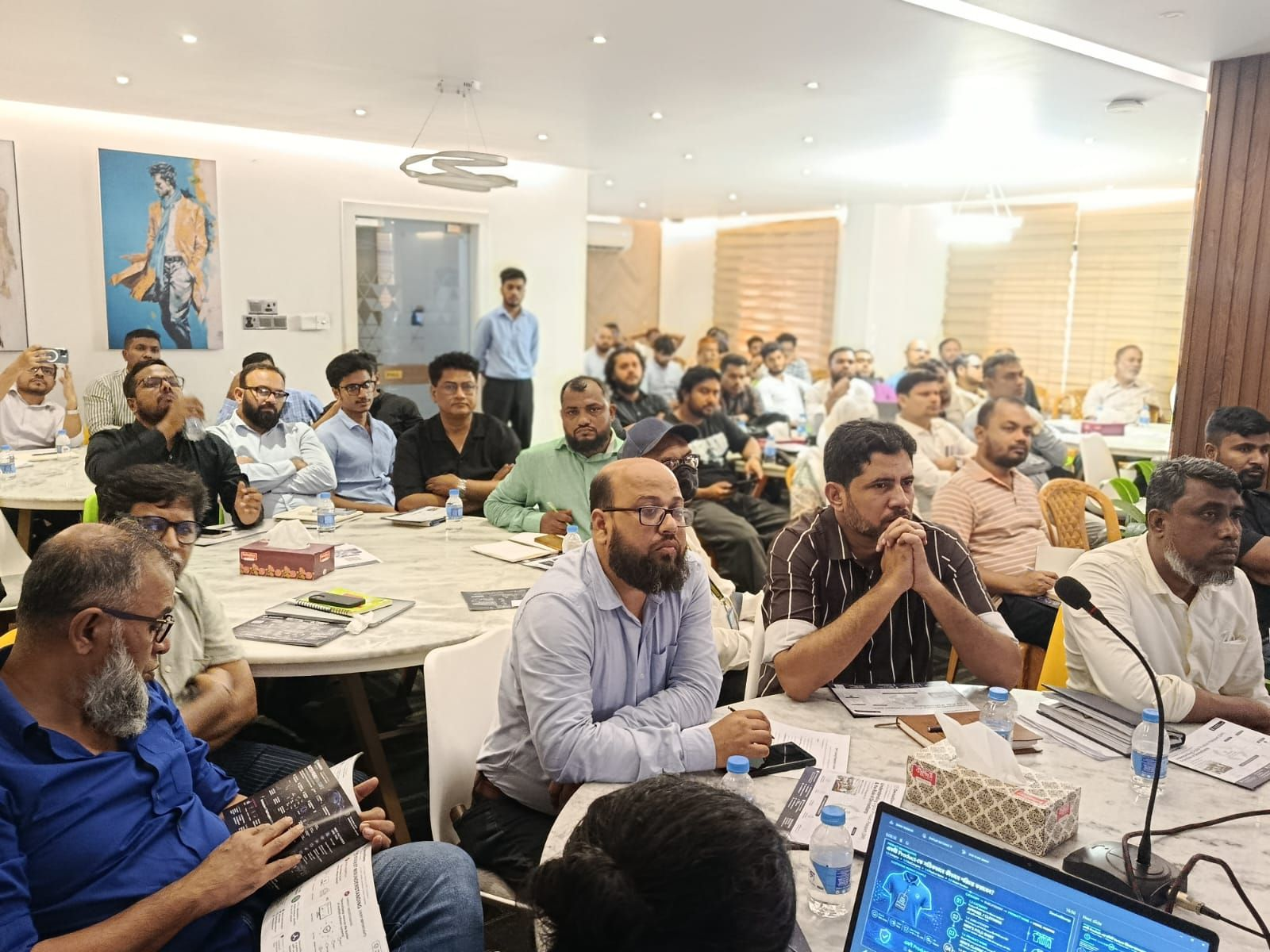 Participants attending the BGBA and DeviceStamp DPP Awareness and Training Program in Dhaka.
